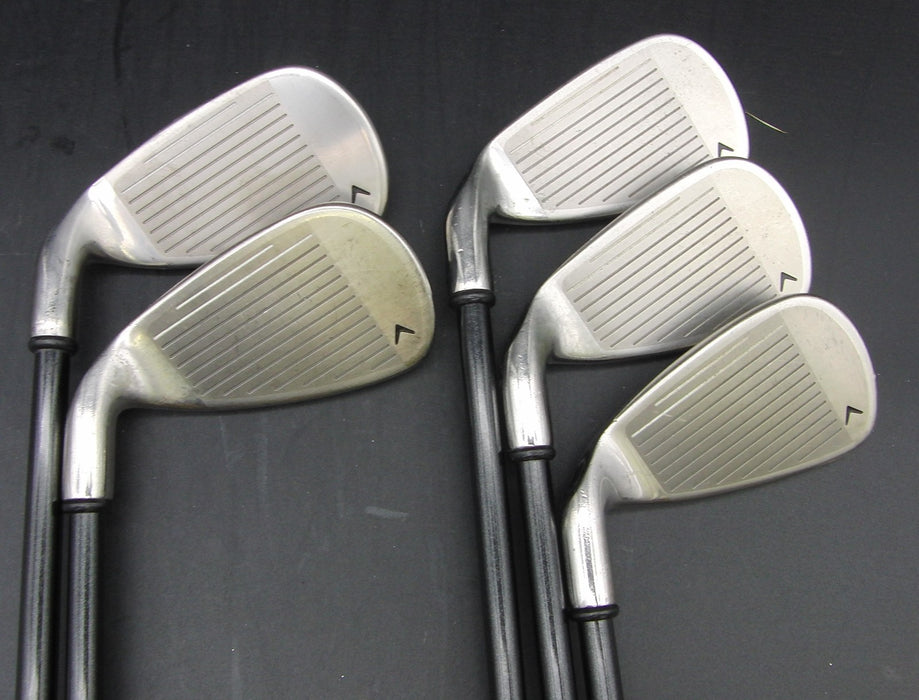 Set of 5x Callaway ERC Fusion 5-9 Irons Regular Graphite Shafts Callaway Grips