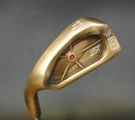 Left Handed BeCu Ping Karsten ISI Red Dot 4 Iron Stiff Steel Shaft Ping Grip