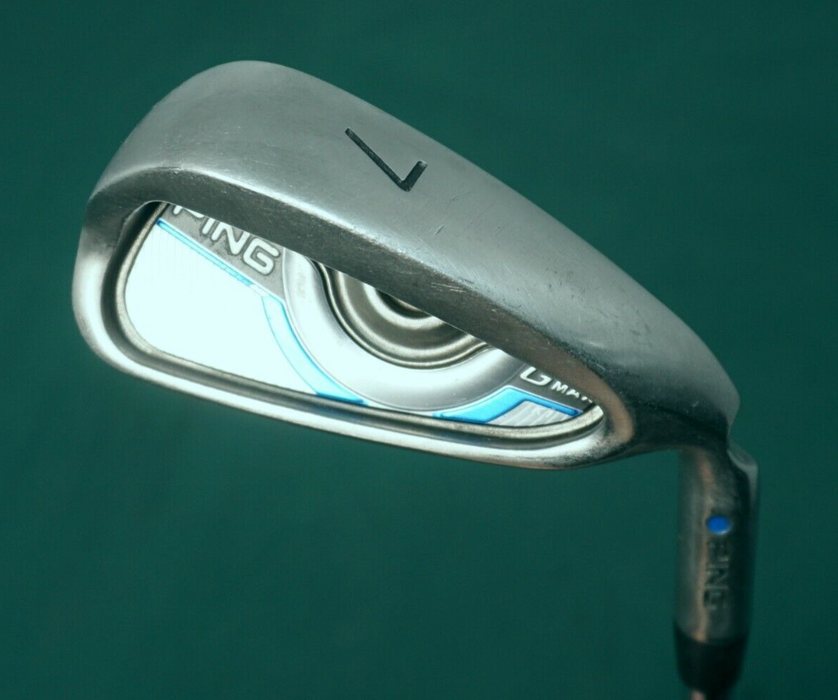 Ping GMax Blue Dot 7 Iron Seniors Steel Shaft Golf Pride Grip