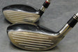 Set of 2 Bridgestone X-Drive GB 15° 3 Wood &23° 4 Hybrid Regular Graphite Shafts