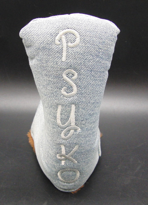 PSYKO Snow Wash Denim Plush Inside Putter Head Cover Only(New)