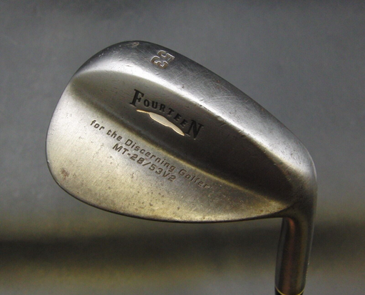 Japanese Fourteen MT-28/53V2 53° Gap Wedge Wedge Flex Steel Shaft Iomic Grip