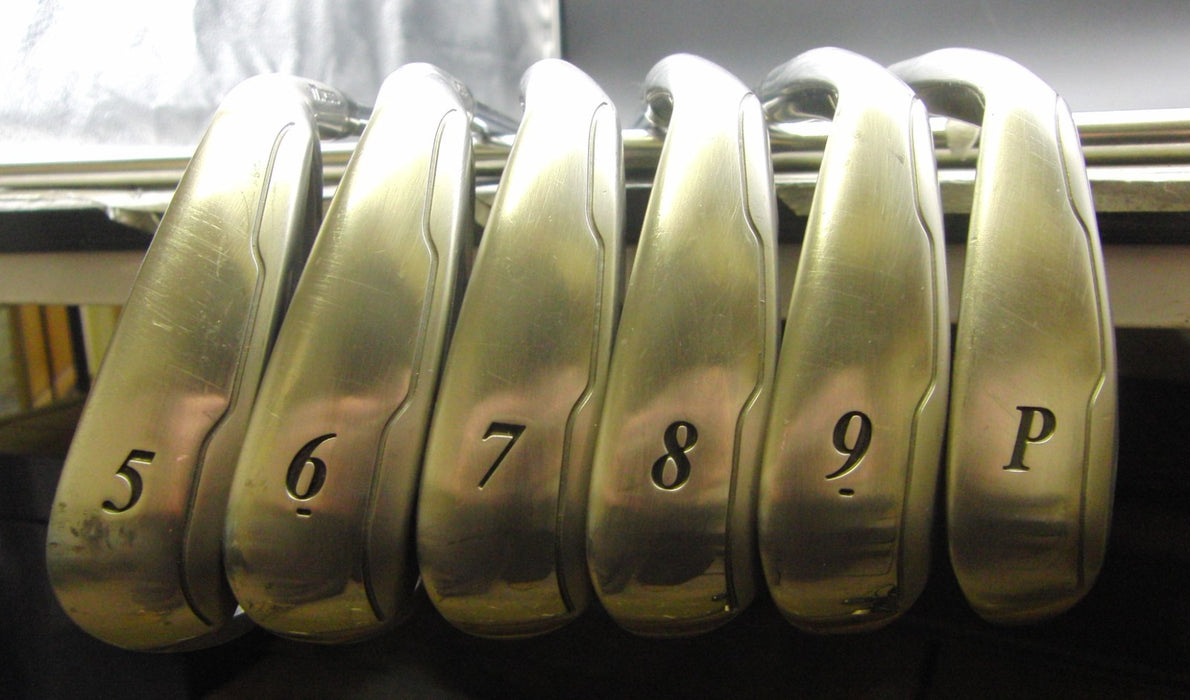 Set of 6x Mizuno Eurus 5Go 5-PW Irons Uniflex Steel Shafts Mizuno Grips*