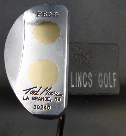 Tad Moore Pro 8 Putter Steel Shaft 87cm Length Crystal Clear Grip