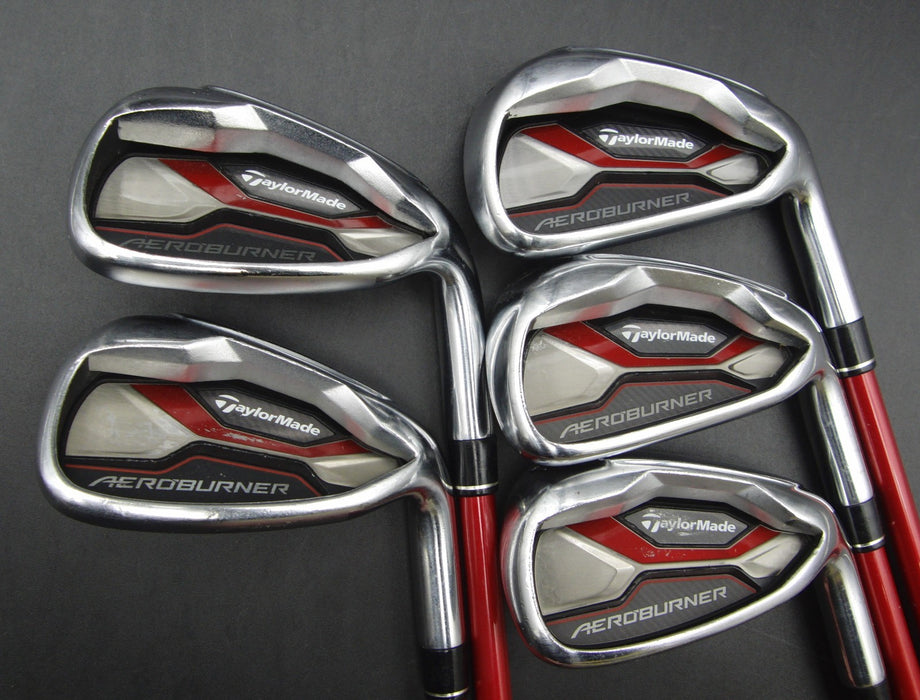 Set of 5x TaylorMade Aeroburner 6-PW Irons Regular Graphite Shafts