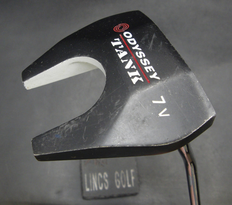 Odyssey Tank 7V Putter Steel Shaft 86cm Length Psyko Grip*