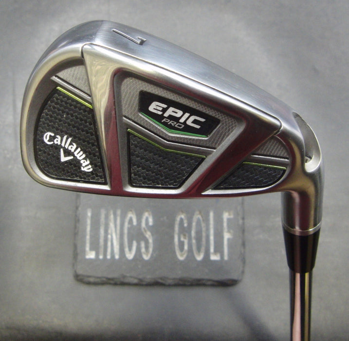 Callaway Epic Pro 7 Iron Stiff Steel Shaft Golf Pride Grip (DEMO)