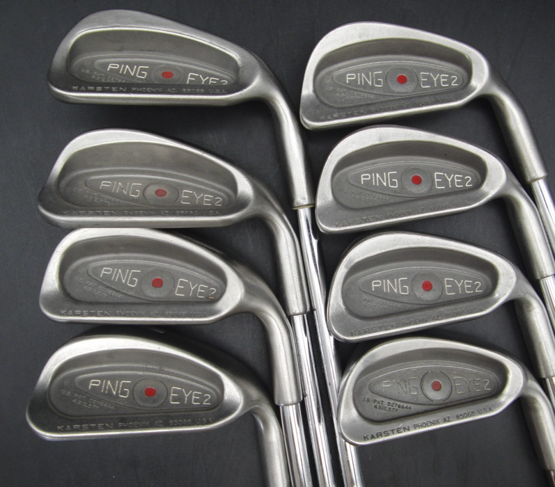 Set Of Ping Eye 2 Red Dot 3-PW Irons + Dunlop Driver + 3 + 5 Wood + Putter