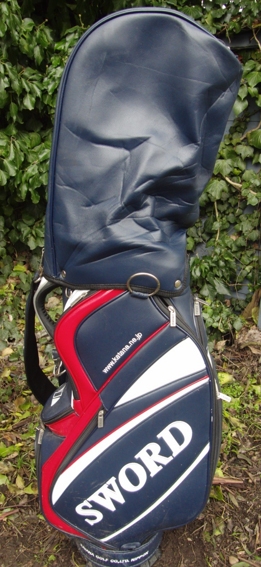 6 Division Sword / Katana Golf Cart Carry Trolley Golf Clubs Bag*