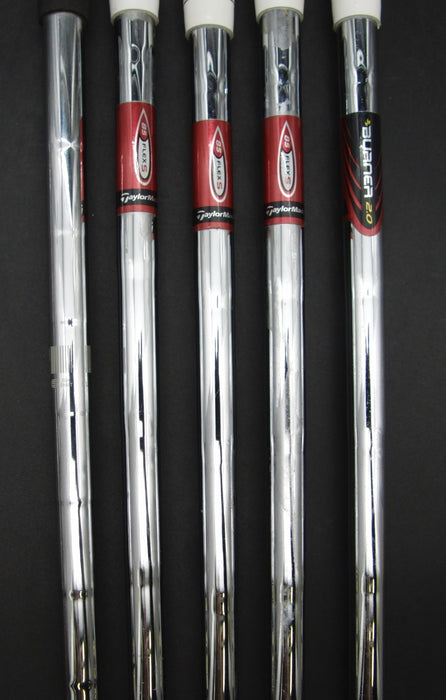 Set of 5x TaylorMade Burner 2.0 Irons 6-PW Stiff Steel Shafts Mixed Grips