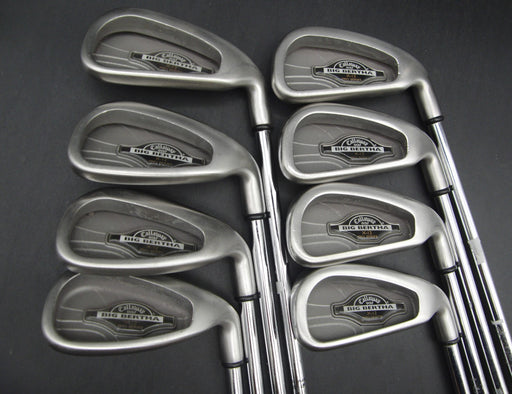 Set of 8x Callaway Big Bertha X-12 Pro Series Irons 3-PW Regular Steel Shafts*