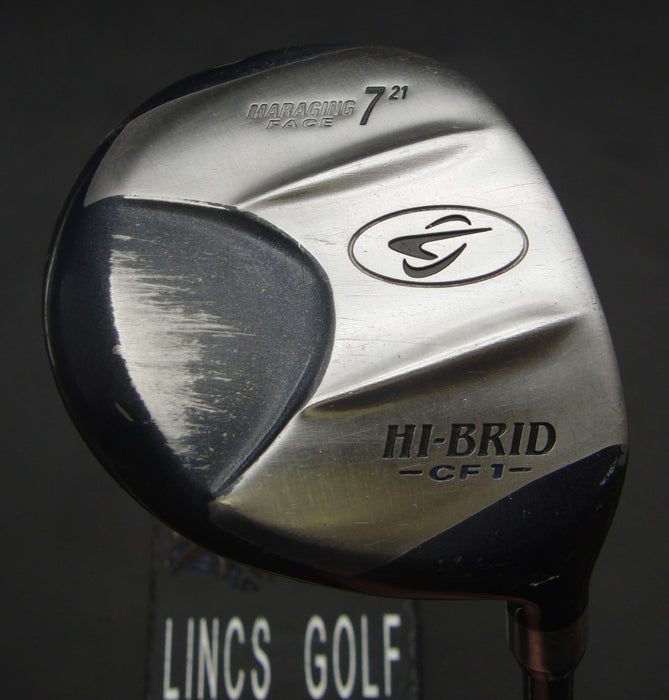 Dunlop Hi-Brid CF-1 21° 7 Wood Regular Graphite Shaft Golf Pride Grip