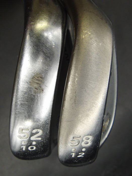 Set of 2 Cleveland CG16 JV Gap & Sand Wedges Stiff Steel Shafts Cleveland Grips