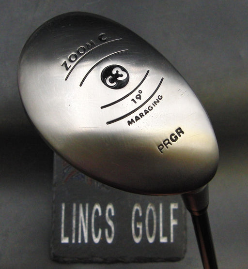 PRGR Maraging Zoom C3 19° Hybrid Stiff Graphite Shaft Zoom Grip