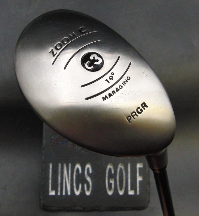PRGR Maraging Zoom C3 19° Hybrid Stiff Graphite Shaft Zoom Grip