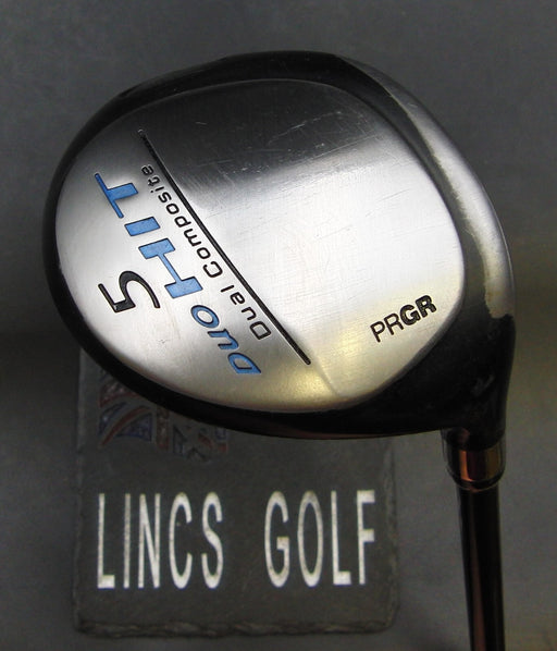 PRGR Duo Hit Dual Composite 5 Wood Senior Graphite Shaft Golf Pride Grip