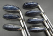 Set of 7x Spalding High Ball Irons 4-PW Stiff Steel Shafts Spalding Grips*