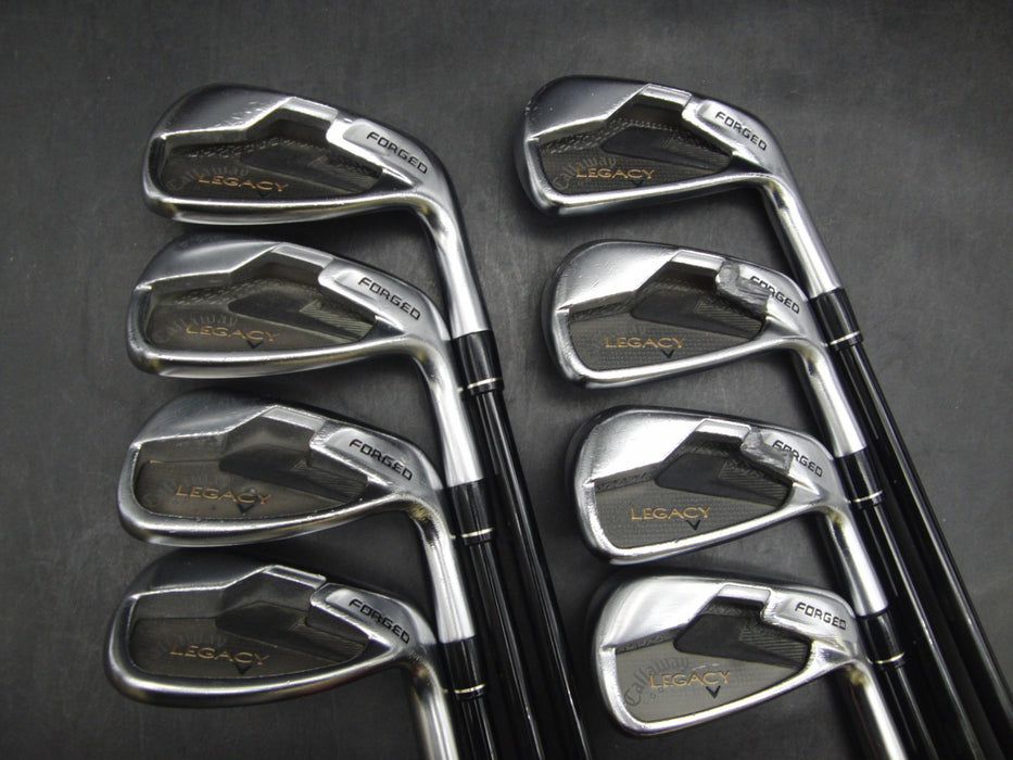 Set of 8x Callaway Legacy Irons 4-SW Regular Graphite Shafts Iomic Grips*