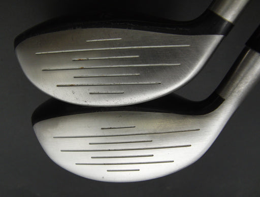 Set of 2 TaylorMade V Steel 3+5 Woods Stiff Graphite Shafts Benross Grips