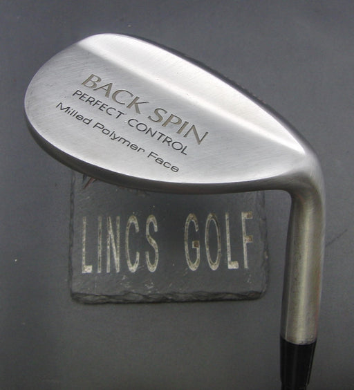Back Spin Perfect Control 64° Lob Wedge Regular Graphite Shaft Black Grip