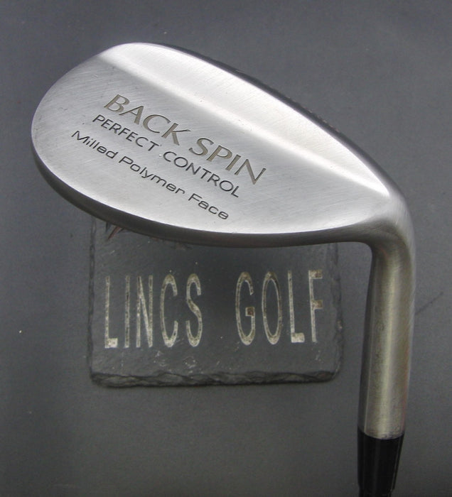 Back Spin Perfect Control 64° Lob Wedge Regular Graphite Shaft Black Grip