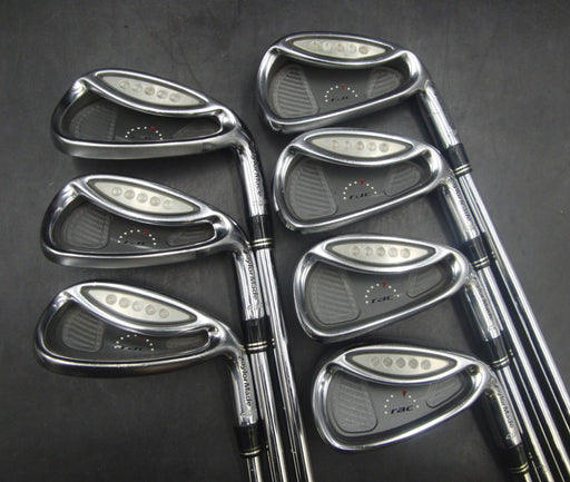 Set of 7 x TaylorMade rac cgb Irons 5-SW Stiff Steel Shafts Elite Grips*