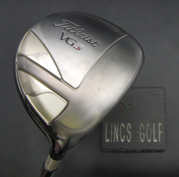 Titleist VG3 10° Driver Stiff Graphite Shaft Benross Grip