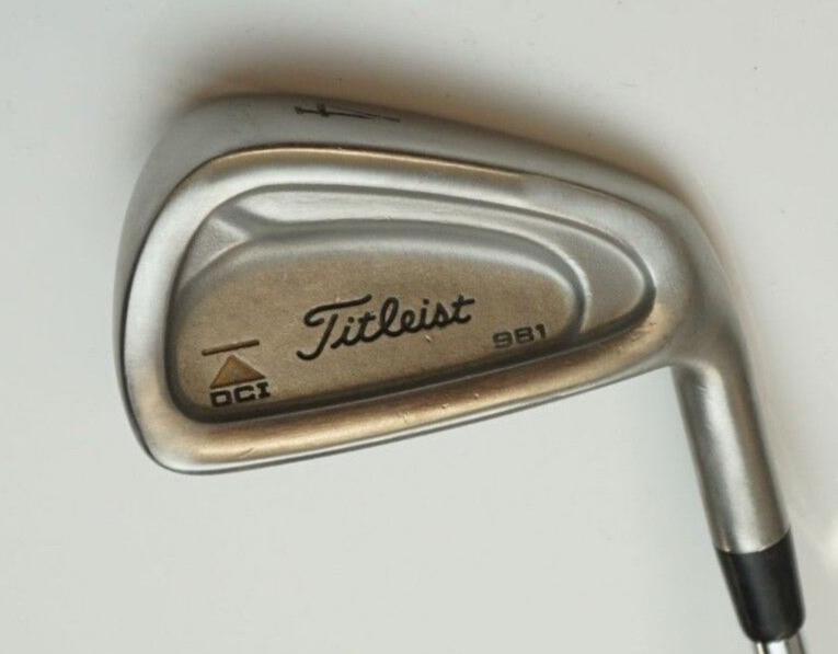 Titleist DCI 981 Gold Triangle 4 Iron Tri-Spec Regular Steel Shaft