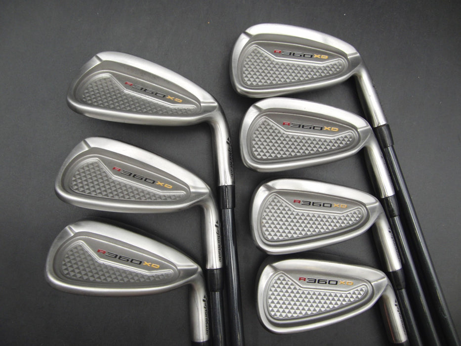 Set of 7x TaylorMade R360 XD 5-SW Irons Regular Graphite Shafts TaylorMade Grips