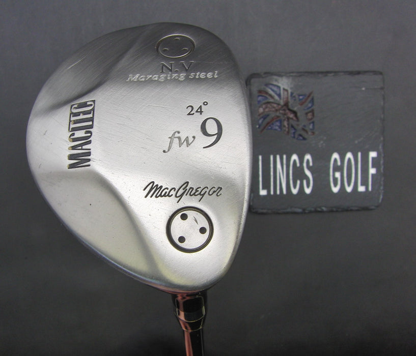 Macgregor Mactec NV Maraging Steel 24° 9 Wood Stiff Graphite Shaft Mactec Grip