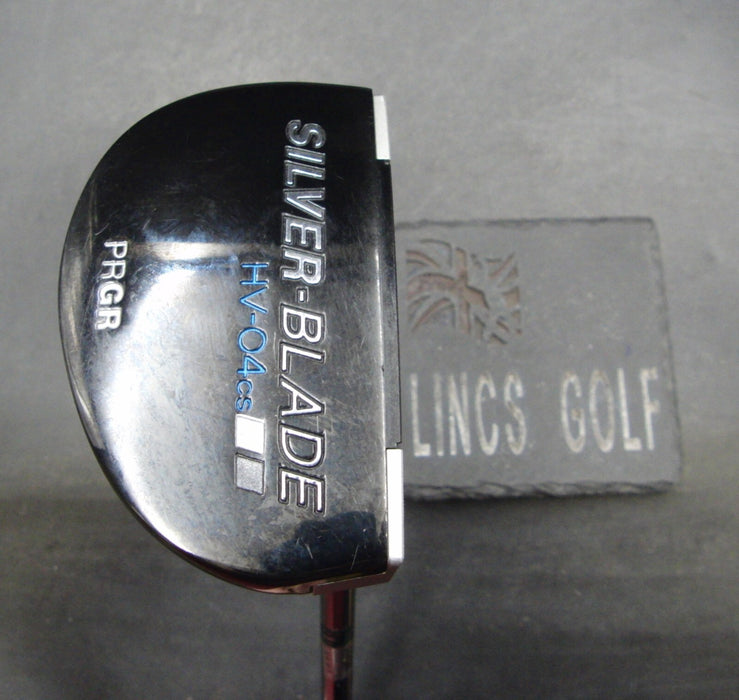 PRGR Silver Blade HV-04 Putter Steel Shaft 86.5cm Length Black Grip
