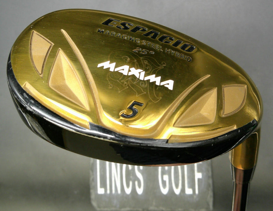 Maxima ESPACIO Maraging 25° 5 Iron Regular Graphite Shaft Unbranded Grip