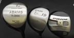 Set Of Hi-Brid AutoFocus 6-PW Irons+3 Wood + 7 Wood + Adams Driver + Putter