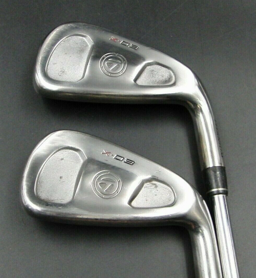 Set of 2 x TaylorMade X-03 Irons 4 & 5 Regular Steel Shafts Grip Rite Grips