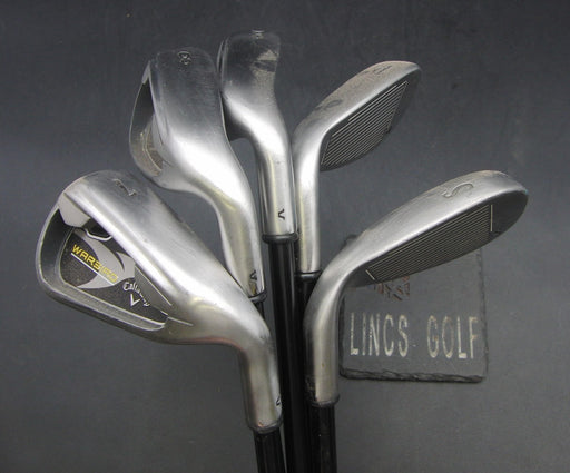 Set of 5x Callaway Warbird 7-SW Irons Regular Graphite Shafts Callaway Grips*