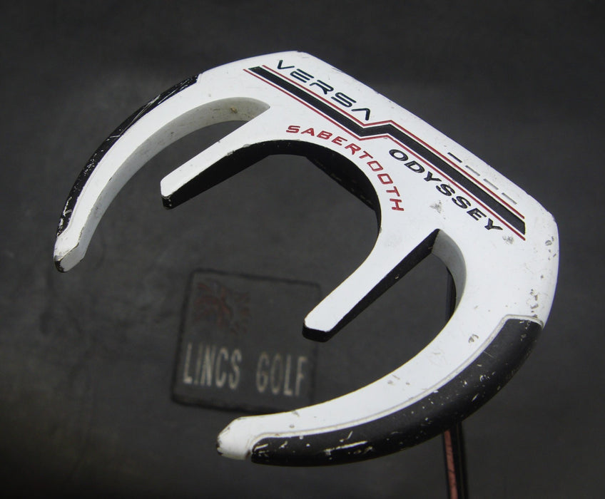 Odyssey Versa Sabertooth Putter Steel Shaft 87cm Length Psyko Grip*