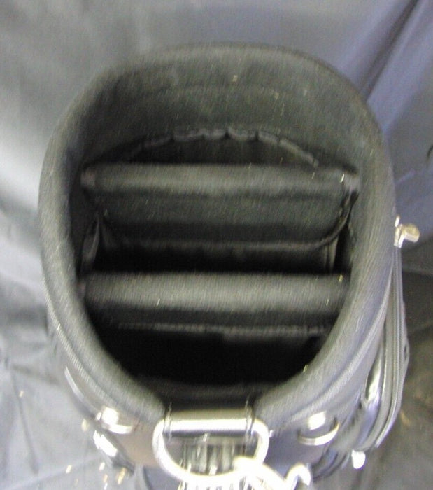 3 Division Maruman Shuttle Black White Tour Cart Trolley Golf Bag