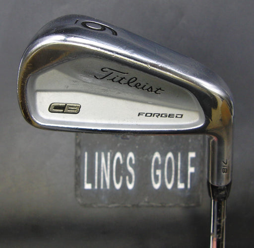Titleist 718 CB Forged 6 Iron Stiff Steel Shaft Saplize Grip