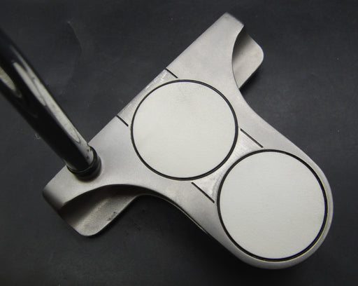 Odyssey White Steel 2-Ball Blade Putter 83cm Length Steel Shaft PSYKO Grip