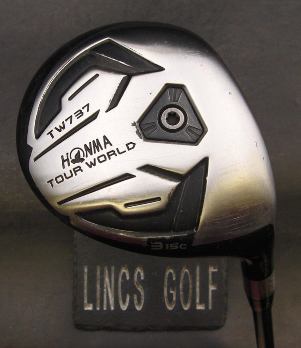 Honma Tour World TW737 3 Wood Stiff Graphite Shaft Cleveland Grip
