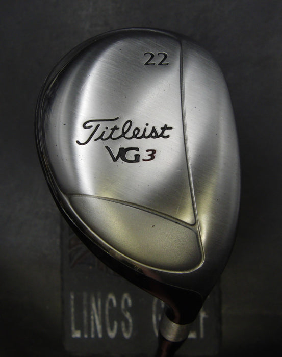 Titleist VG3 22° Hybrid Stiff Graphite Shaft Titleist Grip