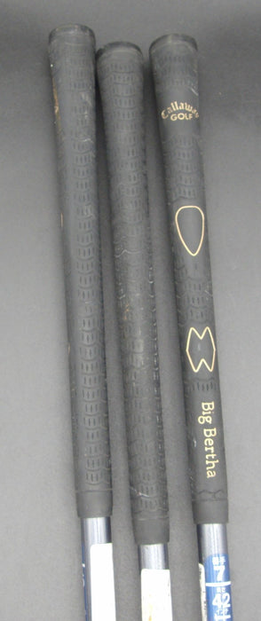 Set of 3 Callaway Great Big Bertha 3 + 5 + 7 Woods Regular Graphite Shafts*