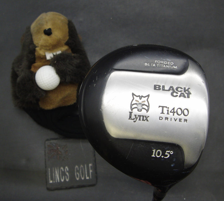 Lynx Black Cat Ti400 10.5° Driver Regular Graphite Shaft Golf Pride Grip & HC