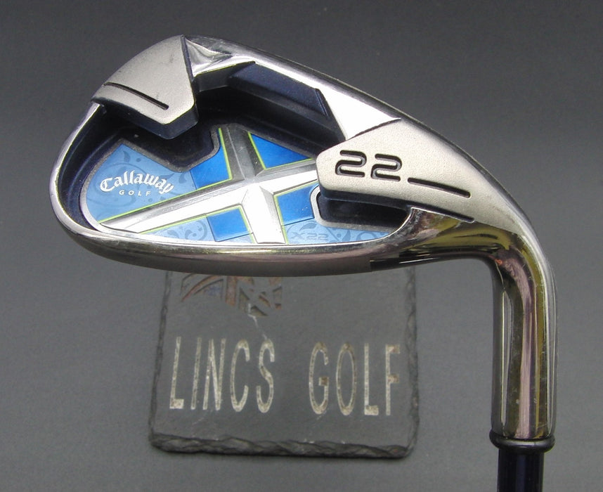 Ladies Callaway X22 9 Iron Ladies Graphite Shaft Black Grip