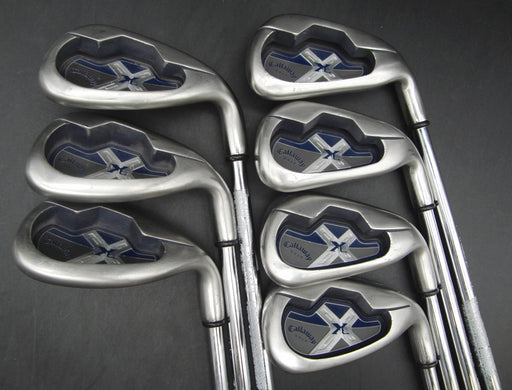Set of 7x Callaway X18 Irons 5-SW Regular Steel Shafts Callaway Grips