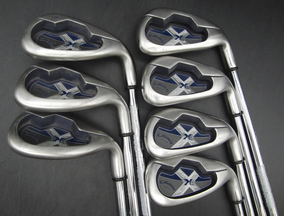Set of 7x Callaway X18 Irons 5-SW Regular Steel Shafts Callaway Grips