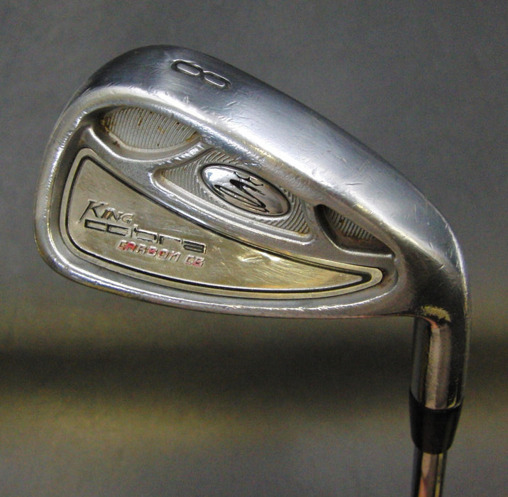 Cobra King Carbon CB 8 Iron Stiff Steel Shaft Golf Pride Grip