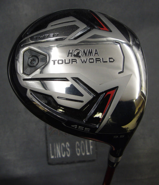 Honma Tour World TW737 455 9.5° Driver Stiff Graphite Shaft Honma Grip*