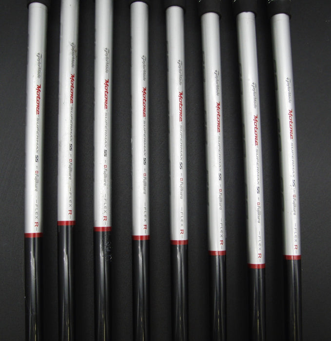 Set of 8x TaylorMade R9 SuperMax Irons 4-PW+AW Regular Graphite Shafts