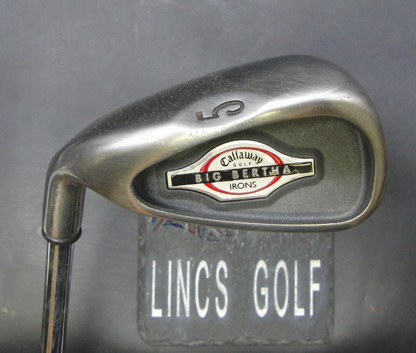 Left Handed Callaway Big Bertha 2002 5 Iron Regular Steel Shaft Callaway Grip